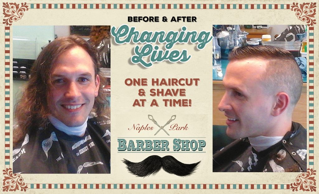 Barber Shop before & after